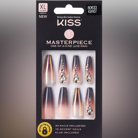 KISS Ombré “Royal Gardens” Masterpiece Jeweled Gel Nail Kit - Picture 6 of 7